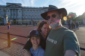 Robert, Sarah, David, Buckingham Palace
