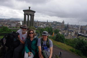 On our morning guided walk around Edinburgh